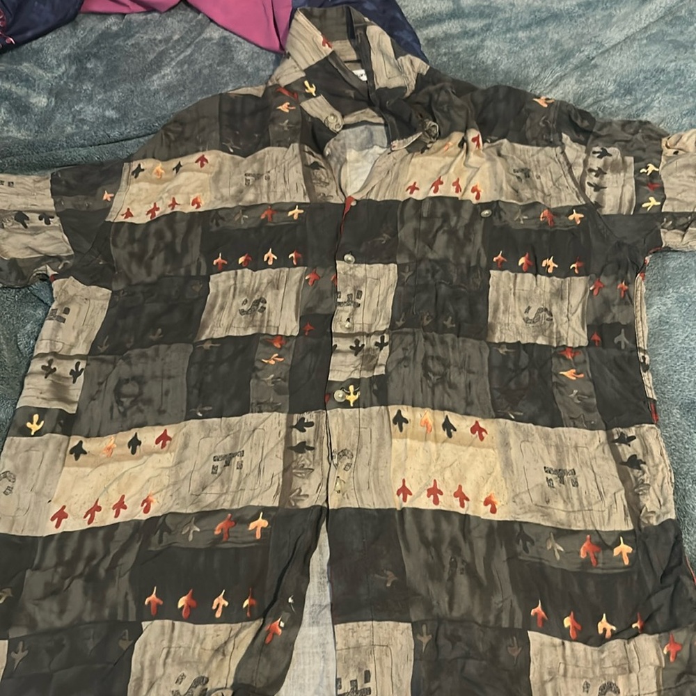 Men’s XL Pierre Cardin Hawaiian Shirt Vintage